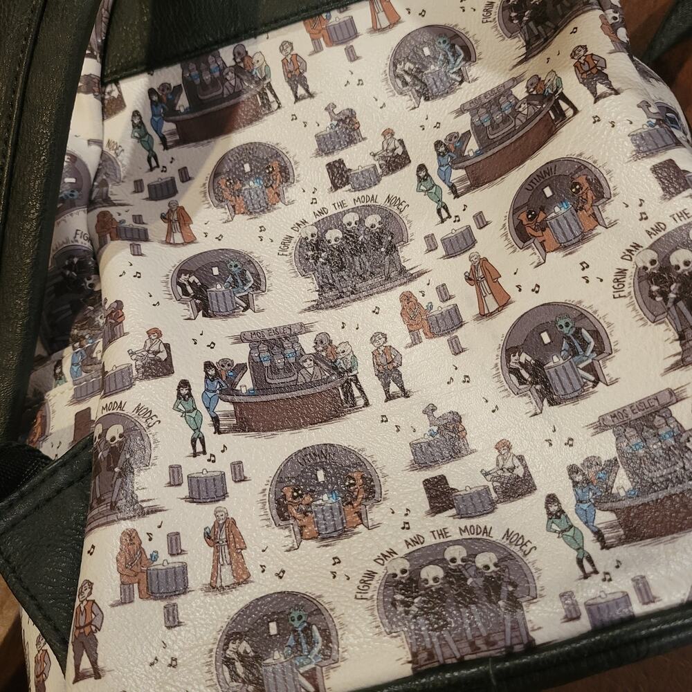 Loungefly Star Wars Mos Eisley Cantina Mini Backpack New, No Tags View 5